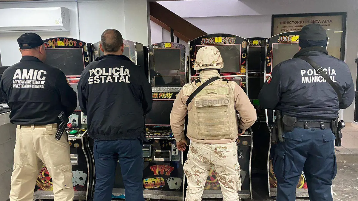 fueron aseguradas máquinas tragamonedas en mini casino en san luis rio colorado